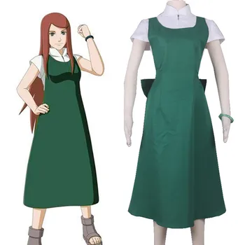 

anime Naruto: Shippuden Uzumaki Kushina Cosplay Costumes Halloween NARUTO ladies dress uniform set