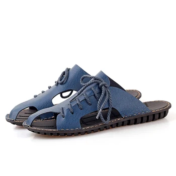 

erkek cuire sandalsslippers summer casa en 2020 sandalle para da homme piel sandales sandalias verano masculino sandel man ete