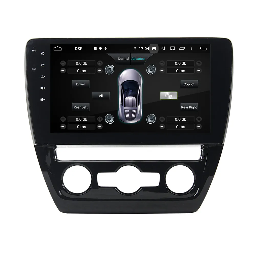 Cheap Android 9 With DSP IPS For VW Sagitar 2015 2016 Full Touch Scree Car radio video player Multimedia GPS navigation accessories 6
