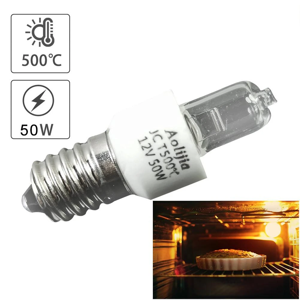 Schandalig kopiëren Dezelfde 12V 50W Oven Gloeilamp Hittebestendig Veilig Halogeen Lamp Droger Magnetron  Lamp Led Verlichting|Halogeenlampen| - AliExpress