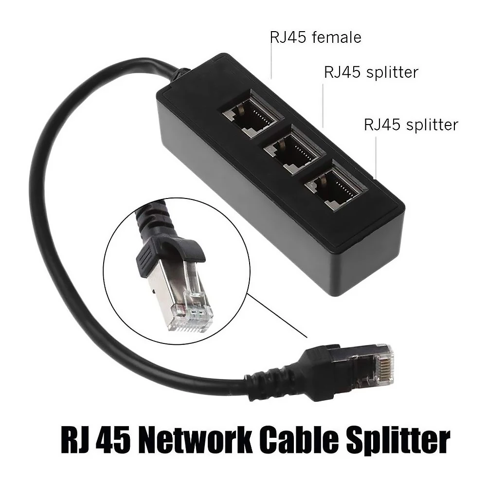 LAN Ethernet сеть RJ45 разъем 1 Папа 3 мама сплиттер адаптер кабель для ПК ноутбука