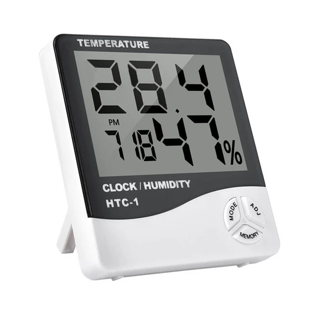 Цифровой измеритель температуры и влажности точные часы инструменты lcd Многофункциональный гигрометр закрытый комнатный стол бытовой