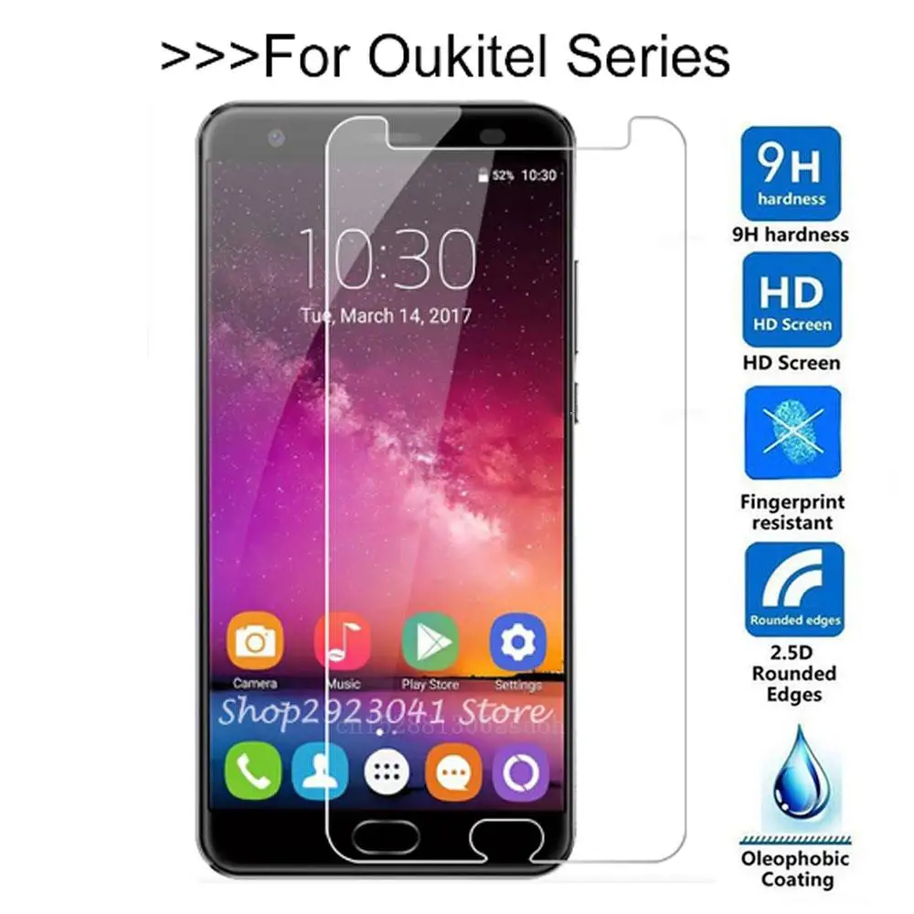 Закаленное стекло для Oukitel k6000 pro plus защита экрана k3 k5 k6 k10 k10000 k8000 U7 C8 C4 стеклянная