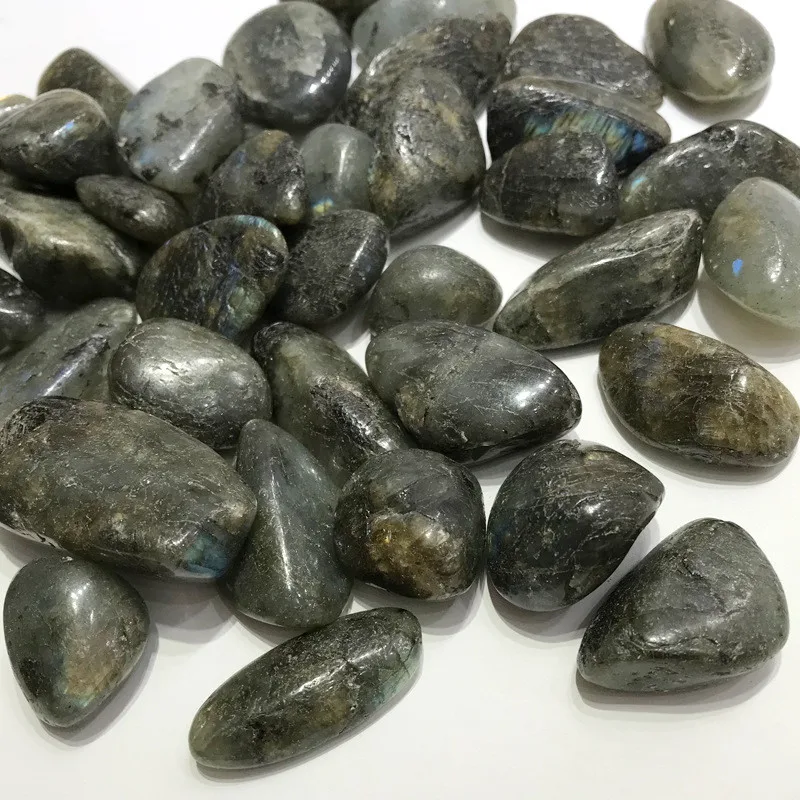 100 г натуральный камень лабрадорит лунный Feldspar гравий рок кристалл Кварцевый