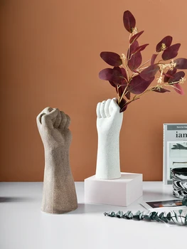 

INS Home Desktop Vase Decoration Hand Flower Holder Wine Cabinet Entrance Art Decoration Ornament Modern Floral Table Mini Vase