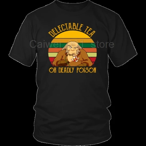 

Sports man's T-shirt AVATAR DELECTABLE TEA OR DEADLY POISON SHIRT UNCLE IROH T-shirt