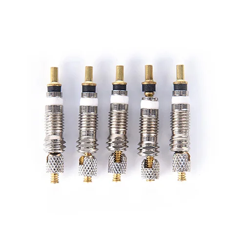 10pcs Silver Detachable Presta Valve Core Replacement for Bicycle MTB/Road Bike Valve Core French Air Pump Valve