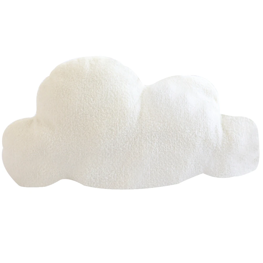 White S Диванная подушка, переносные игрушки, диван, домашняя милая плюшевая мягкая полипропиленовая хлопковая подушка для постельных принадлежностей, украшение в форме облака, подушка в скандинавском стиле - Цвет: White S