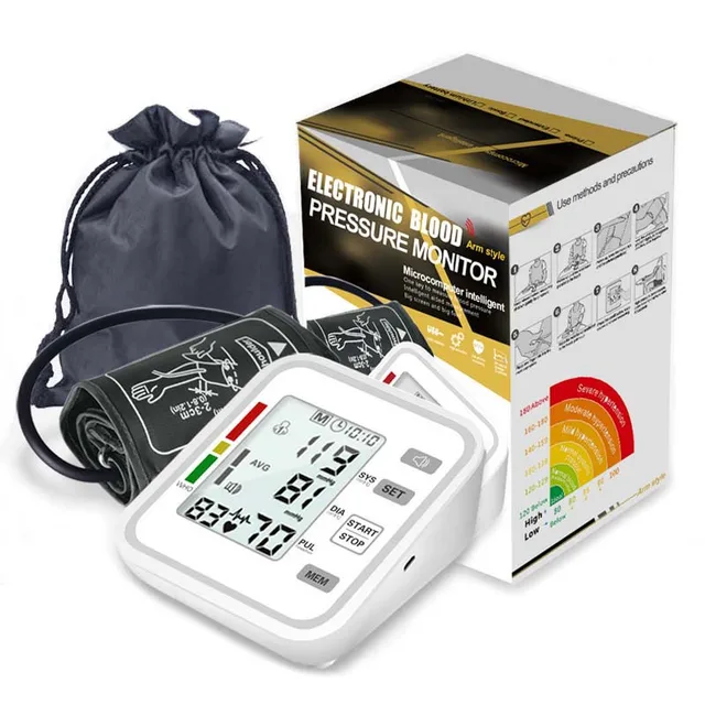 smart Arm Blood Pressure Monitor meter Cuff Medical Nurse Device Sphygmomanometer Blood Pressure Home Health Detector machine 1