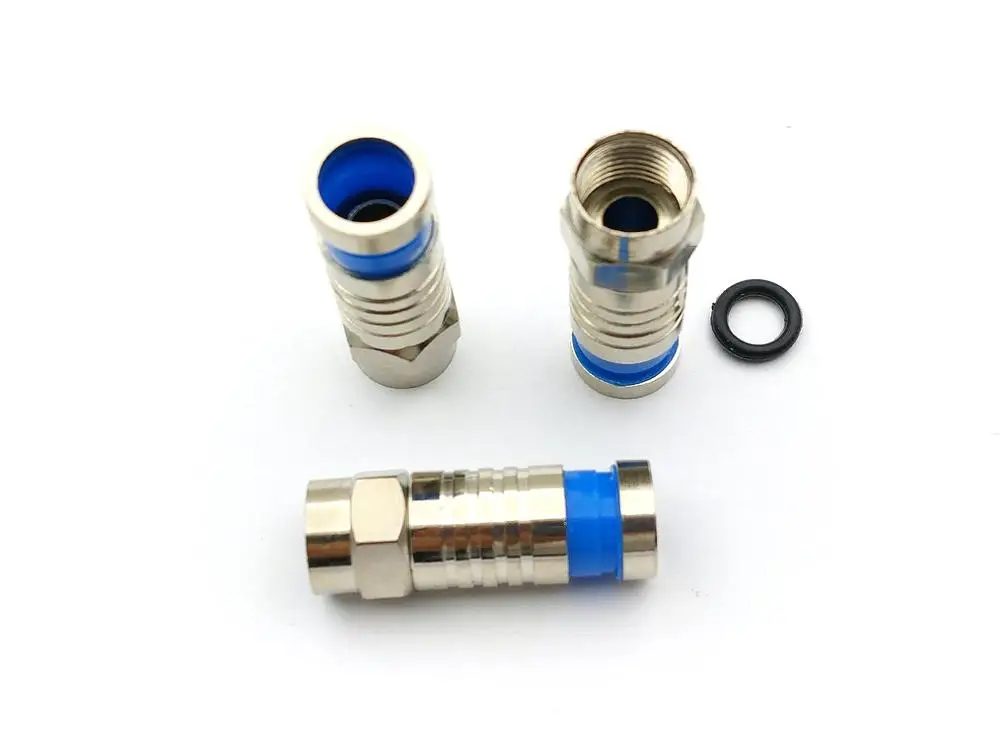 20 шт./100 шт. латунные компрессионные F коннекторы для кабеля RG6U|f-connector| |