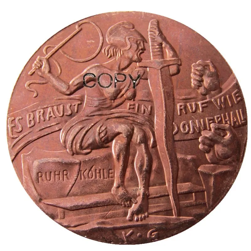Германия 1923, дворник грабителя медь или серебро покрытые копии монет