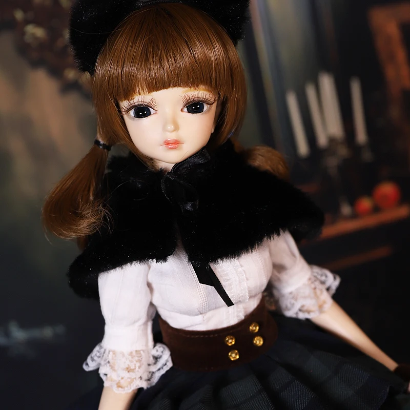 Мечта фея 1/4 BJD 45 см кукла по имени Wutong наряд Длинные розовые волосы совместное