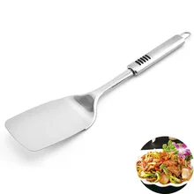 Напрямую от производителя продавая кухонная лопатка из нержавеющей стали плоское дно горшок Противоскользящий шпатель бытовой кухонный инструмент Su
