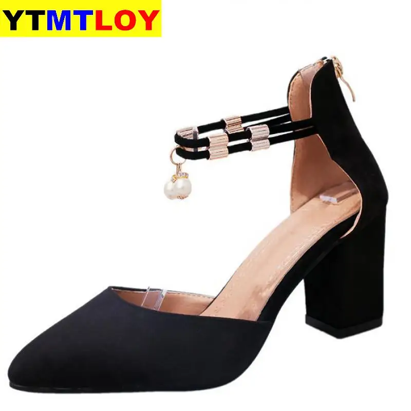 

2020 Fetish Luxury Designer Woman Extreme Mules High Heels Sandals Women Platform Sexy Shoes Ladies Pumps Square Heel Pink Black