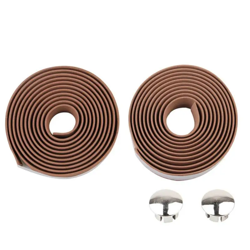 Bike handlebar tape sponge anti-slip & damping with bar end plug accessories
