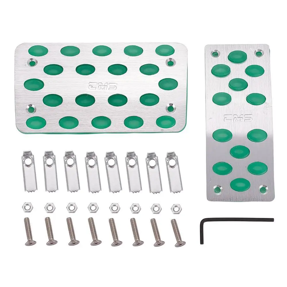 2 шт. световой Автомобильный ножной покрытия для педалей топлива ускоритель