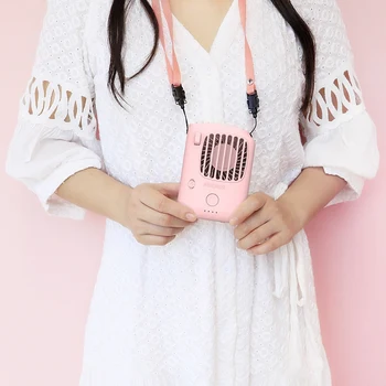 

Hanging Waist Fan USB Charging Hanging Neck Fan Mini Fan Multi-Function with UV Disinfection