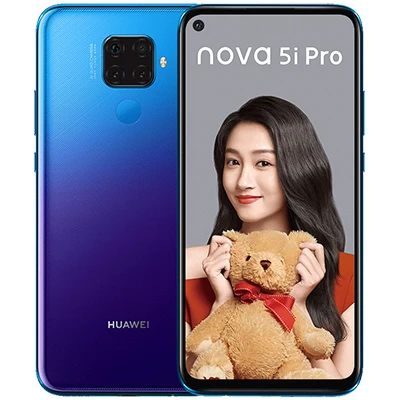 Смартфон huawei Nova 5i Pro, 6,26 дюймов, 8 ГБ, 128 ГБ, Восьмиядерный процессор Kirin 810, 4000 мА/ч, отпечаток пальца, 48мп, четырехъярусная камера Google play