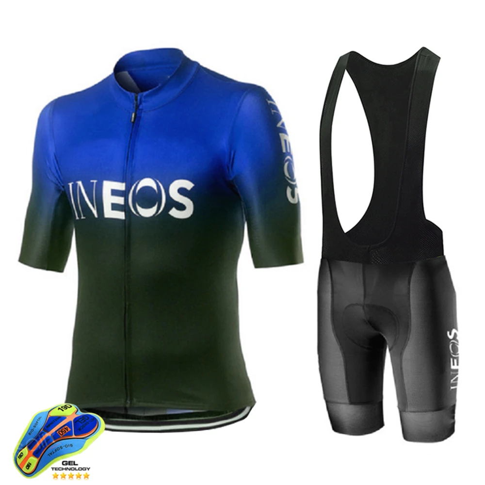 Одежда для велоспорта Pro Team INEOS, летний комплект из Джерси для велоспорта, дышащие спортивные майки для горного велосипеда, Мужская велосипедная форма