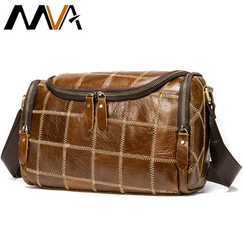 

MVA Men's Bags Vintage Cross Shoulder Bag Men Small Messenger Bag Men Leather Bags Man Travel Handbag Man bolsa Ipad Casual 7391