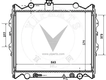 

cooling filter Radiator For LAND CRUIZER PRADO KDG-95 3.0 8KDG-95 0023868 9O Auto Manual Full Aluminum