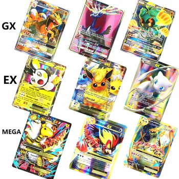 

2019 NEW 10-324 Game Collection trading GX Pokemones Cards For Funs Children English Language Toy