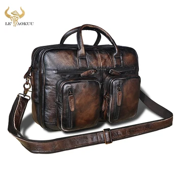 

Real Cow Leather Men design multi-function purpose Maletas Maletin business Attache briefcase laptop Tote Portfolio bag k1013
