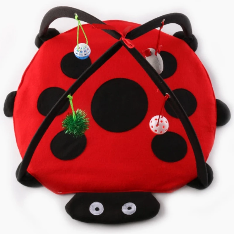 Практичная игрушка для кошек кровать кошка палатка, которая будет звучать дышащий мультфильм Забавный звонок игрушка для домашних животных гамак погремушка кошка забавная игрушка