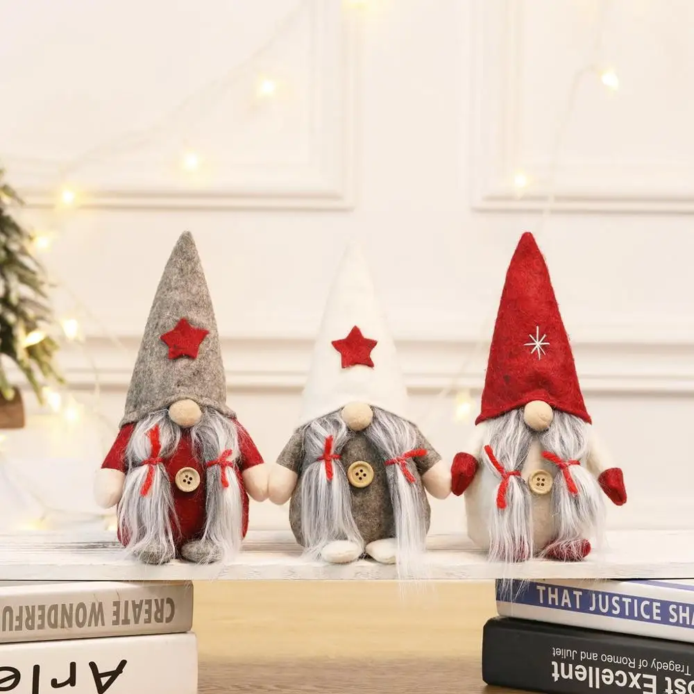 Рождественские игрушки куклы Санта Клаус Снеговик Лось Рождественская елка