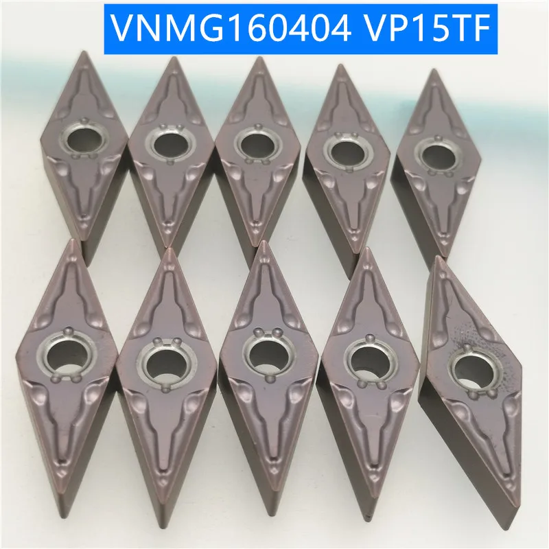 

50PCS VNMG160404 VNMG160408 MA UE6020 US735 VP15TF Carbide Insert Turning Tool Turning Milling Cutter CNC Cutting Tool