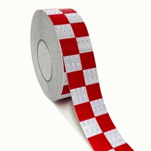 5cmx10m/Roll Waterproof Warning Tape Strip Stickers Warning Light Reflector Protective Sticker Reflective Film Car Safety Mark