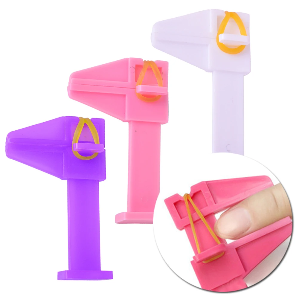 1 шт. пластиковый зажим для ногтей УФ Гель лак держатель наращивания акриловый