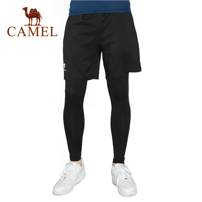 CAMEL спортивный костюм 5 шт. для мужчин Бег быстро сухой фитнес открытый тренировочные Компрессионные Леггинсы