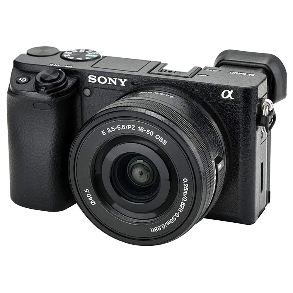 Pellicola Adesiva Per Fotocamera Con Pellicola In Pelle Per Sony A6000 A6100 A6300 A6400 A6500 A6600 Obiettivo 16-50Mm 18-105 18-135 Rivestimento Per 
