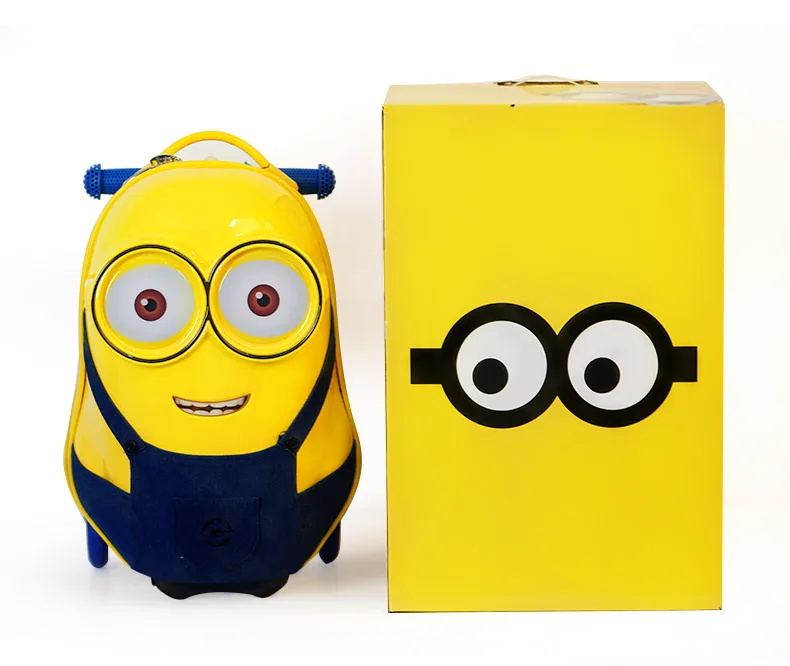 Чемодан на колесах для детского скутера Minion сумка колесиках Детская переноски