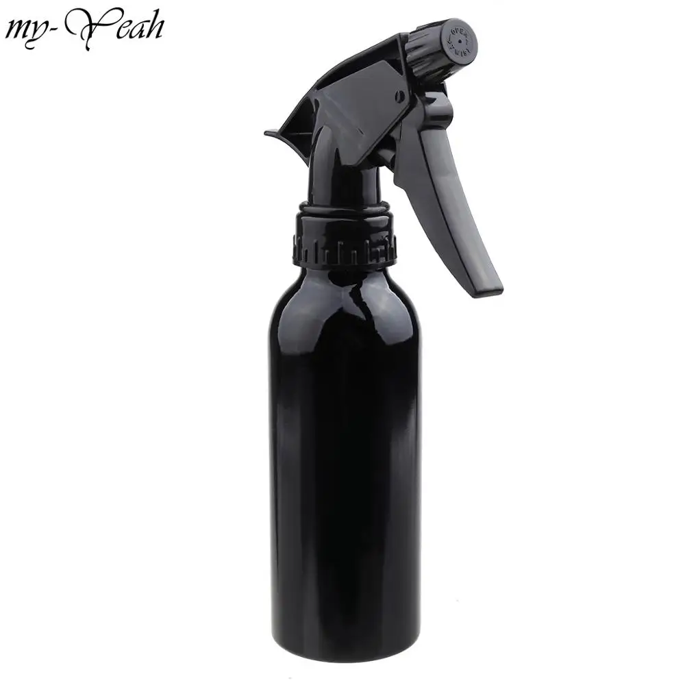 200ml Black Salon Spray Bottles Barber Hair Cutting Atomizer Empty Water Sprayer Bottle Hairstyling Hairdressing Tools | Красота и