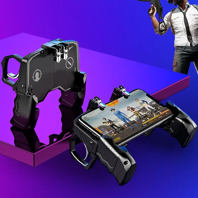 Для Pubg контроллер для игра для мобильного телефона шутер триггер пожарная Кнопка для IPhone Android телефон геймпад джойстик PUGB помощник
