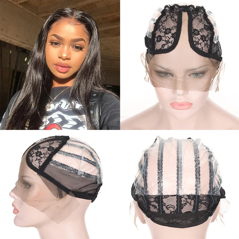 1Pcs Wig Net Cap Weaving Caps Ventilated With Combs Hair Clip Making Accessories Dome Mesh Tools |