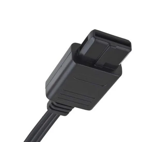 Для N64 SNES Gamecube 6FT RCA AV ТВ Аудио Видео стерео кабель для nintendo 64 изысканно разработанный прочный провод 50 шт