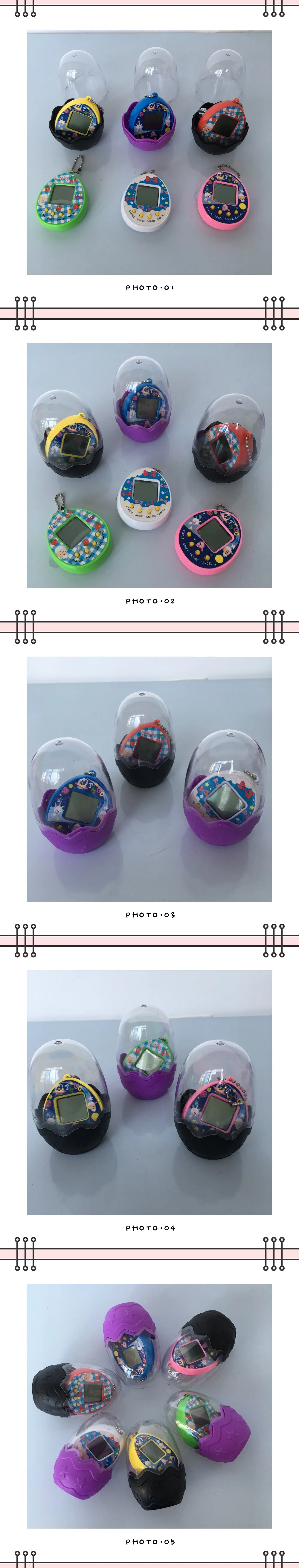 Egg-Handheld Mini Virtual Pet Machine Egg-Shaped Electronic Pet Machine Educational Toy Micro Develop Game Console