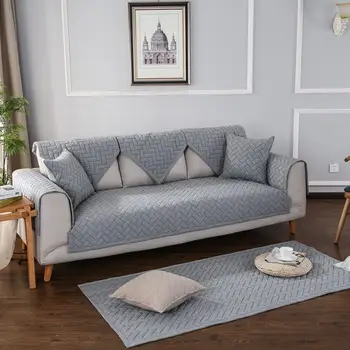 

Solid color simple non-slip sofa cushion Silver ash Pure color simple non-slip sofa cushion silver gray 70*70 sectional furnitur