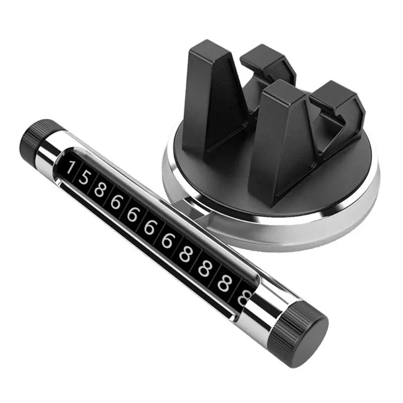 Car Phone Holder Temporary Parking Phone Number Mount Dashboard Cellphone Stand Car Phone Holder Temporary Parking Phone Number Mount Dashboard Cellphone Stand