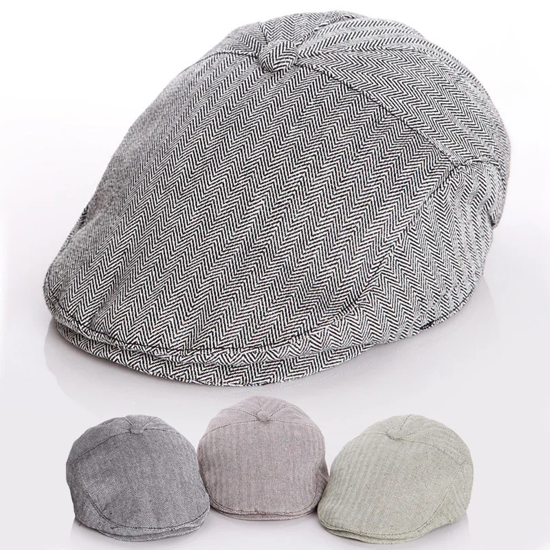 

Fashion Baby Hat Handsome Cotton Gelentman Cap Breathable Elastic Casual Party Kids Boy Beret Cap Accessories Child Beanie Hats