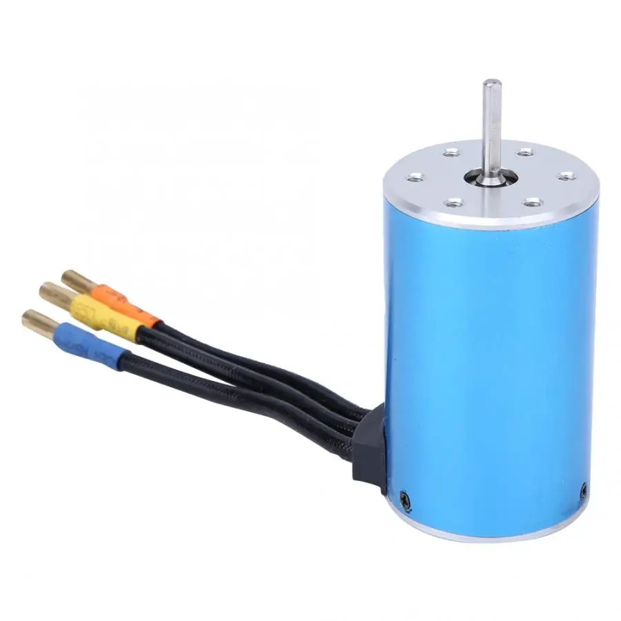 3660 бесщеточный двигатель для Ремо 3660 2000KV 4-полюсный 12-образными пазами двигатель с высоким крутящим моментом синего цвета для всех 1/10 бесщеточный ру автомобиль RC игрушки аксессуар