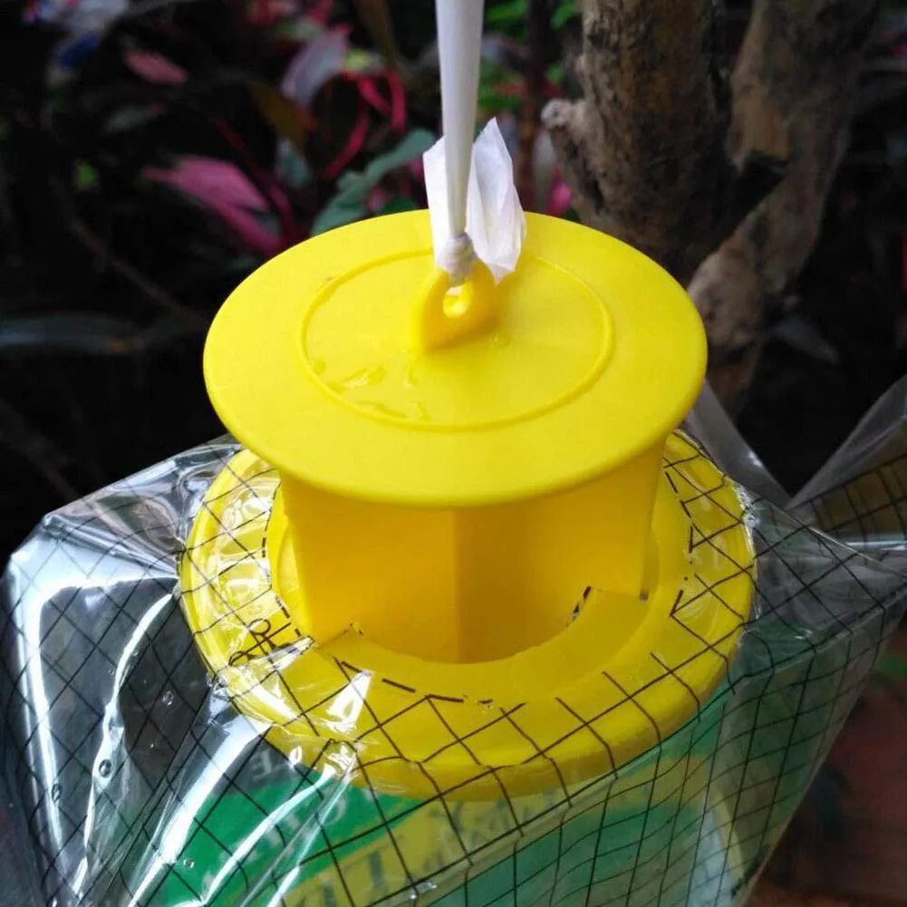 

5 Pcs Disposable Fly Trap Non Toxic Outdoor Insect Killer Catcher Bag Pest Control Hogard