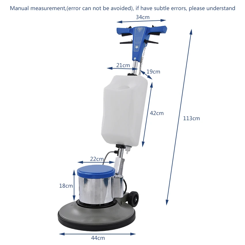 Us 326 58 11 Off Floor Washing Machine Push Type Brushes Wiping Machine Polishing Floor Carpet Cleaning Waxing Machine Bf522 For Household Hotel In