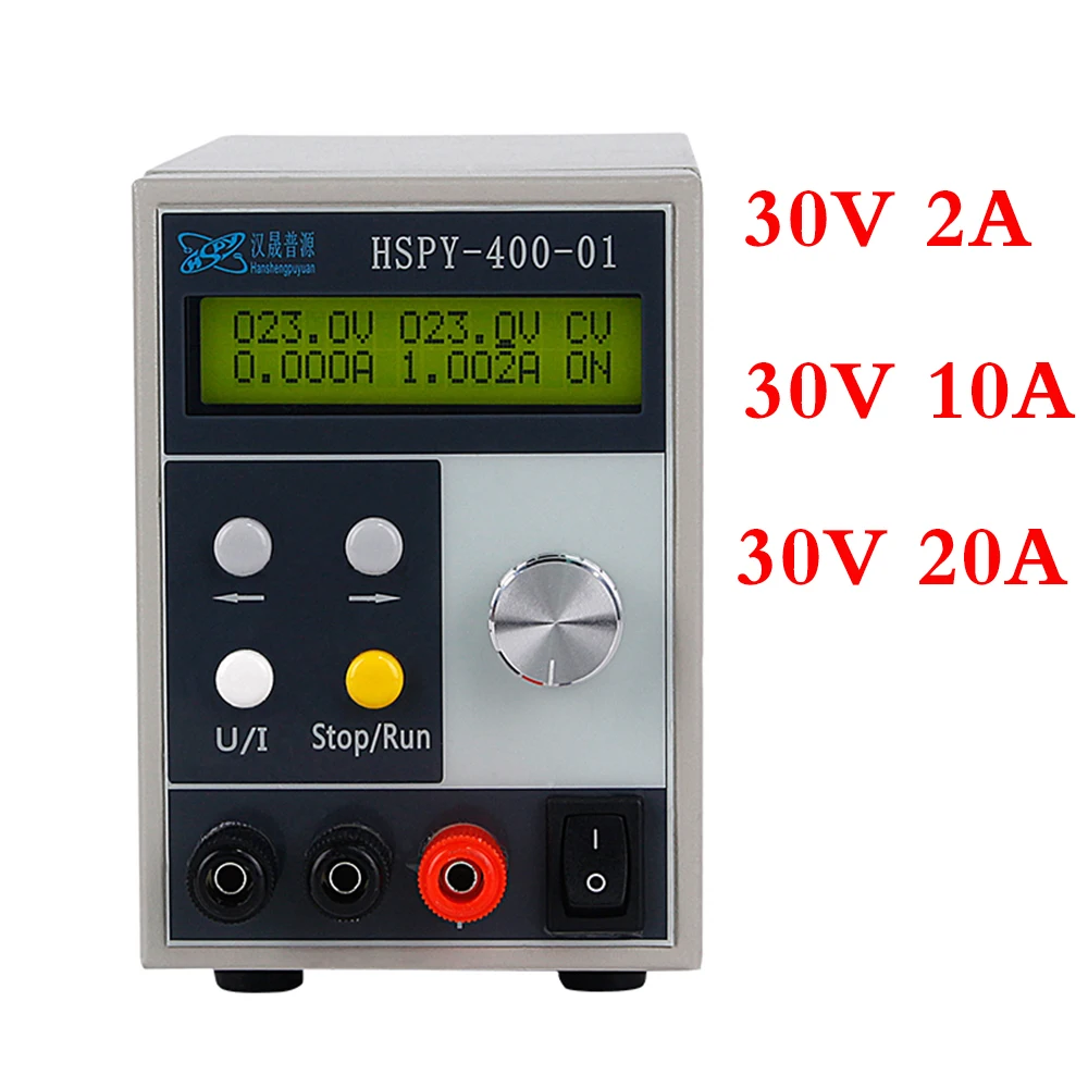 

HSPY 30V 2A 10A 20A 4-digits DC Switching Lab Power Supply Laboratory Adjustable 0.01V 0.001A Programmable Bench Source Digital