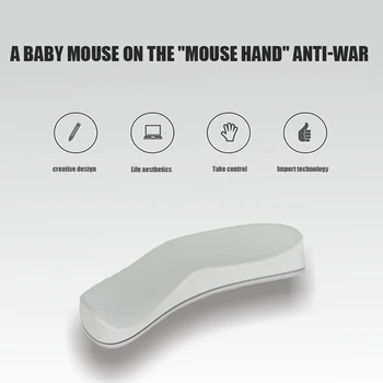 

Ergonomic Silicon Wrist Protecter Mouse Pad For Long-Time Office Work Gel Non-Slip Streamline Wrist Rest Support Mat Computer