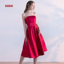 JaneyGao Новое красное свадебное платье с длинным разрезом модное тонкое вечернее платье для банкета