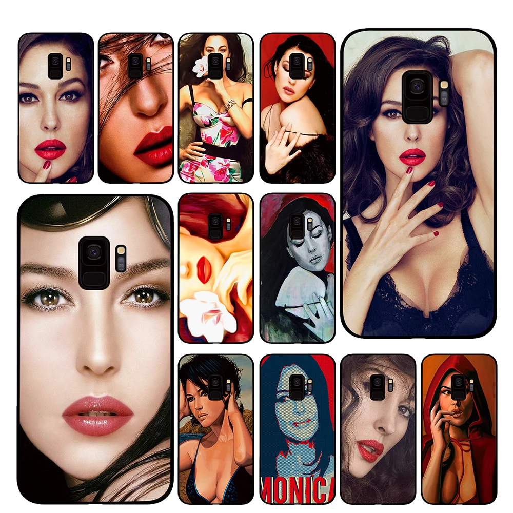 

Sexy Monica Bellucci luxury Phone Case for Samsung Galaxy A6 A8 Plus A7 A9 2018 A5 2017 18 J530 J7 J8